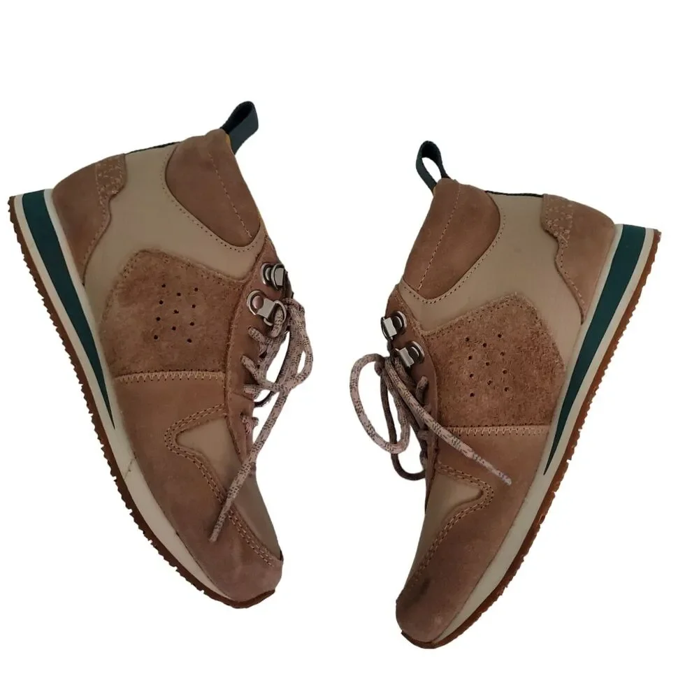 TEVA Highside '84 Mid‎ Sneakers Women's 5.5 Beige Suede Casual Outdoor Shoes